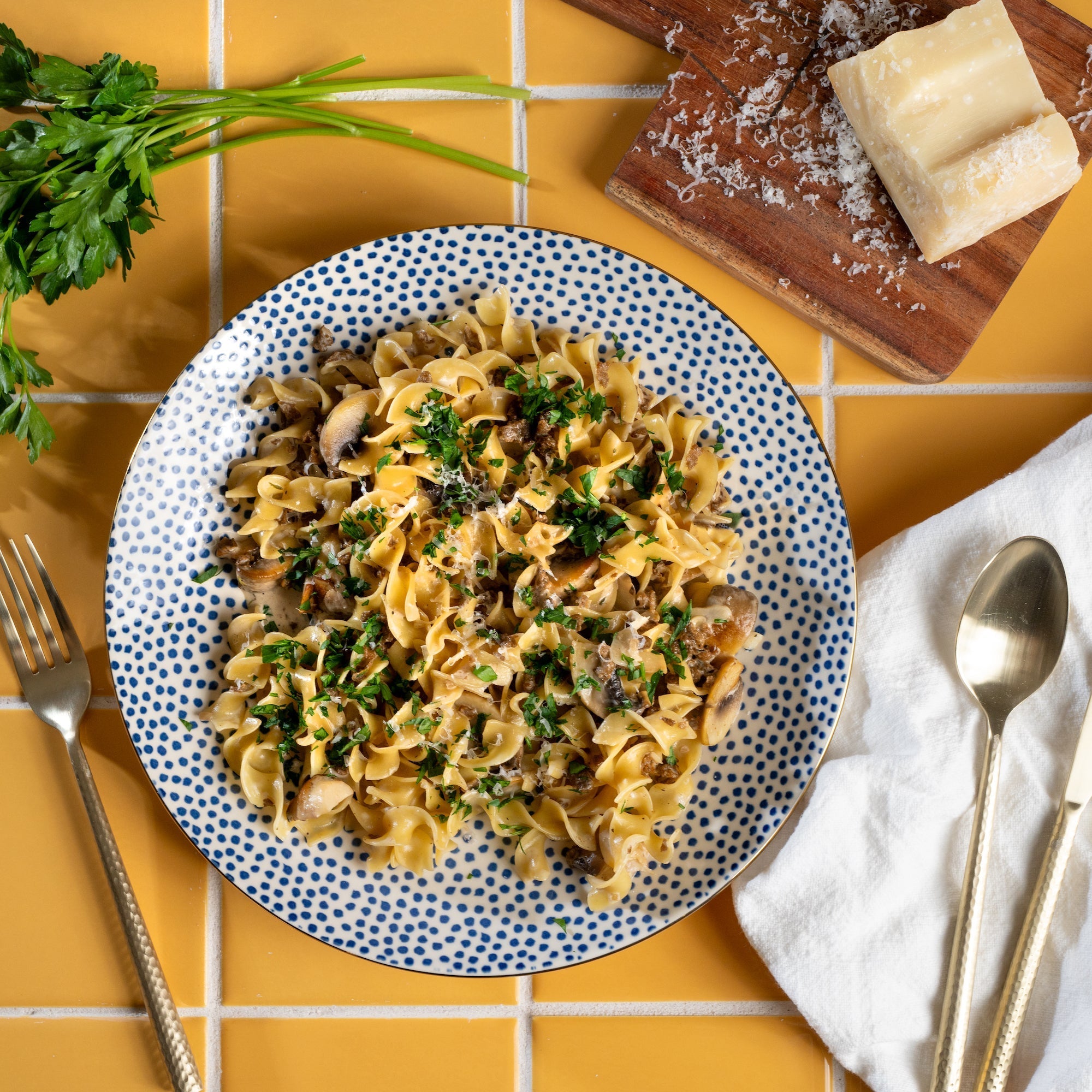 Mushroom Stroganoff – RollinGreens