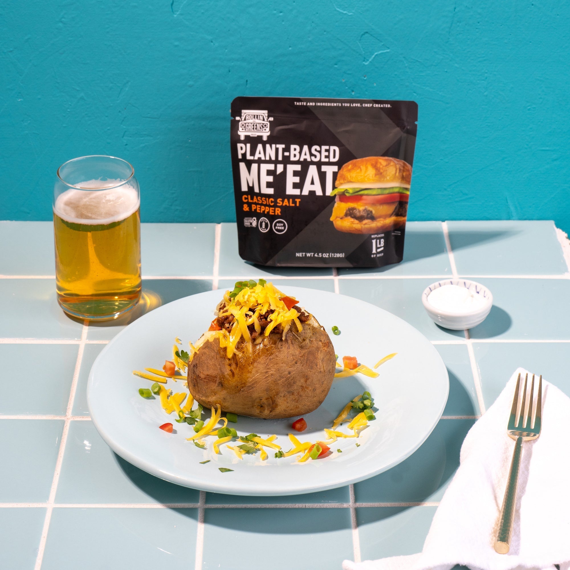 Loaded Baked Potato – RollinGreens