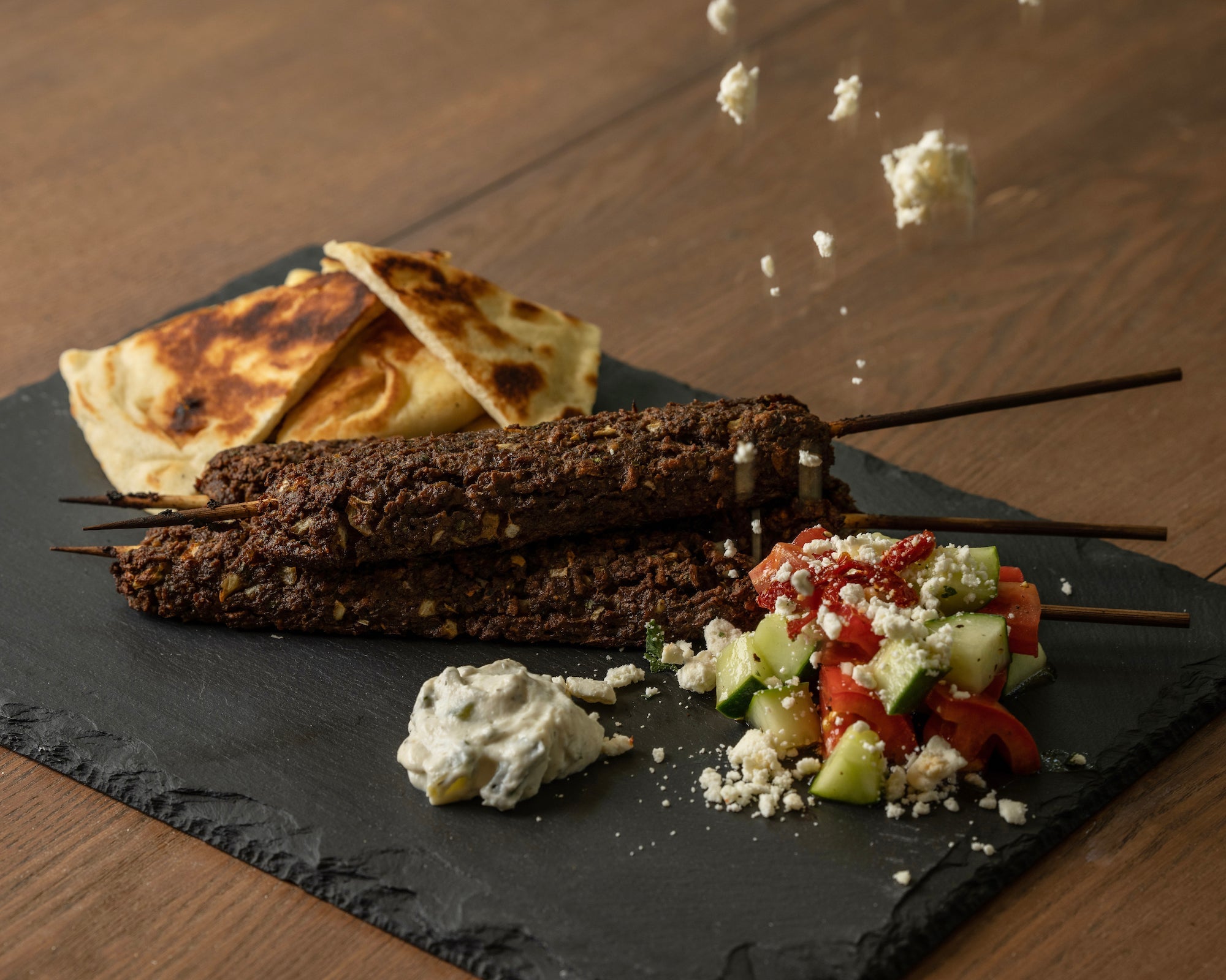 RollinGreens Classic Salt & Pepper Kebob Platter