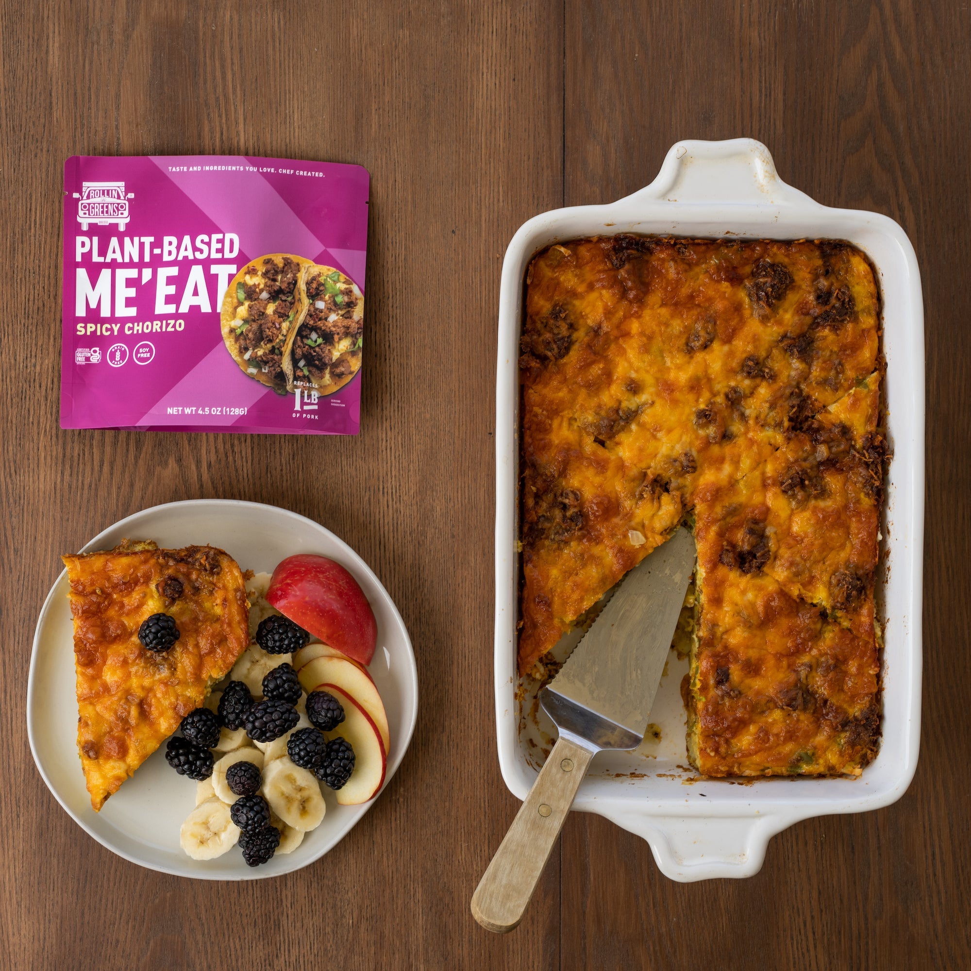 Egg & Chorizo Bake – RollinGreens