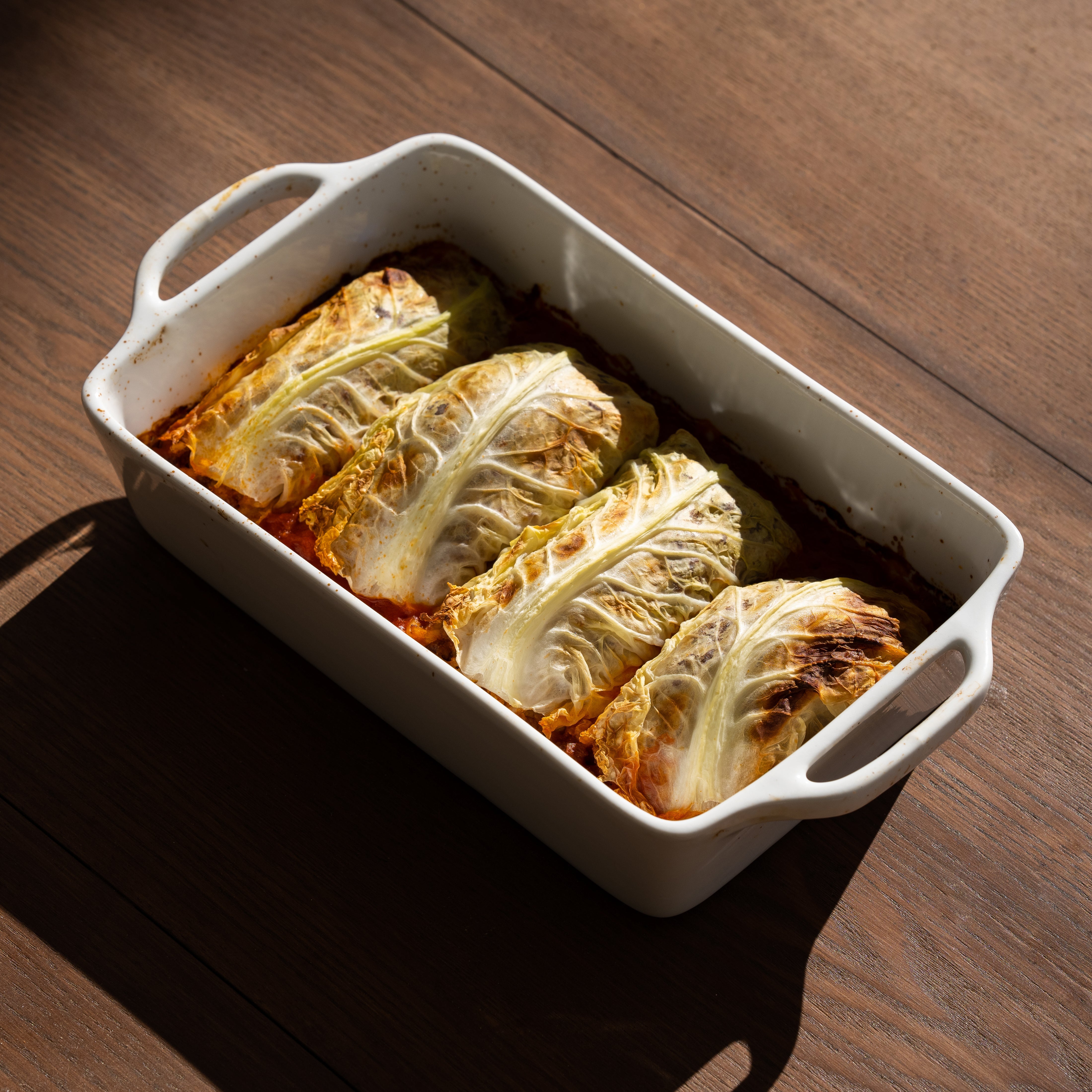 Cabbage rolls stuffed with Ground Taco Protein – RollinGreens