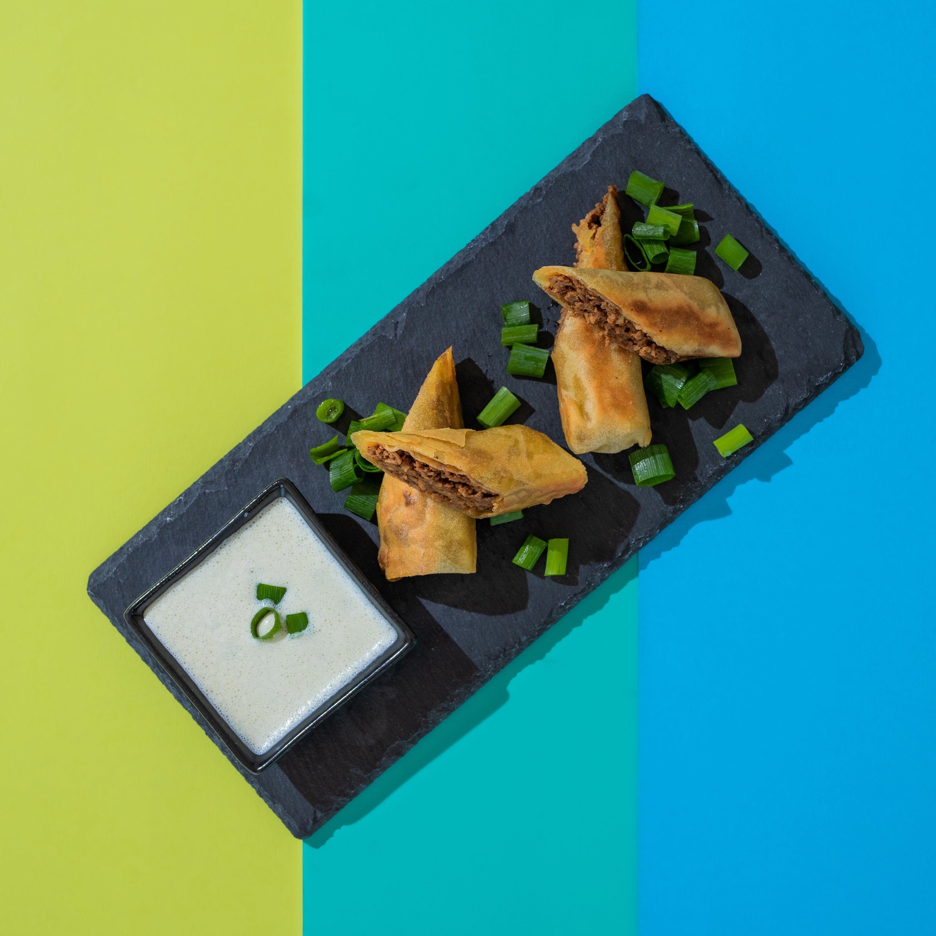 Southwest Eggrolls with Green Chili Ranch – RollinGreens