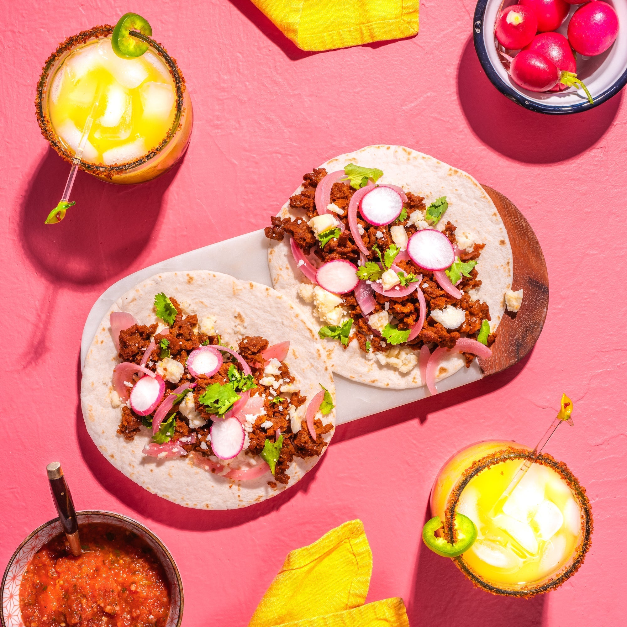 Chorizo Protein Tacos – RollinGreens