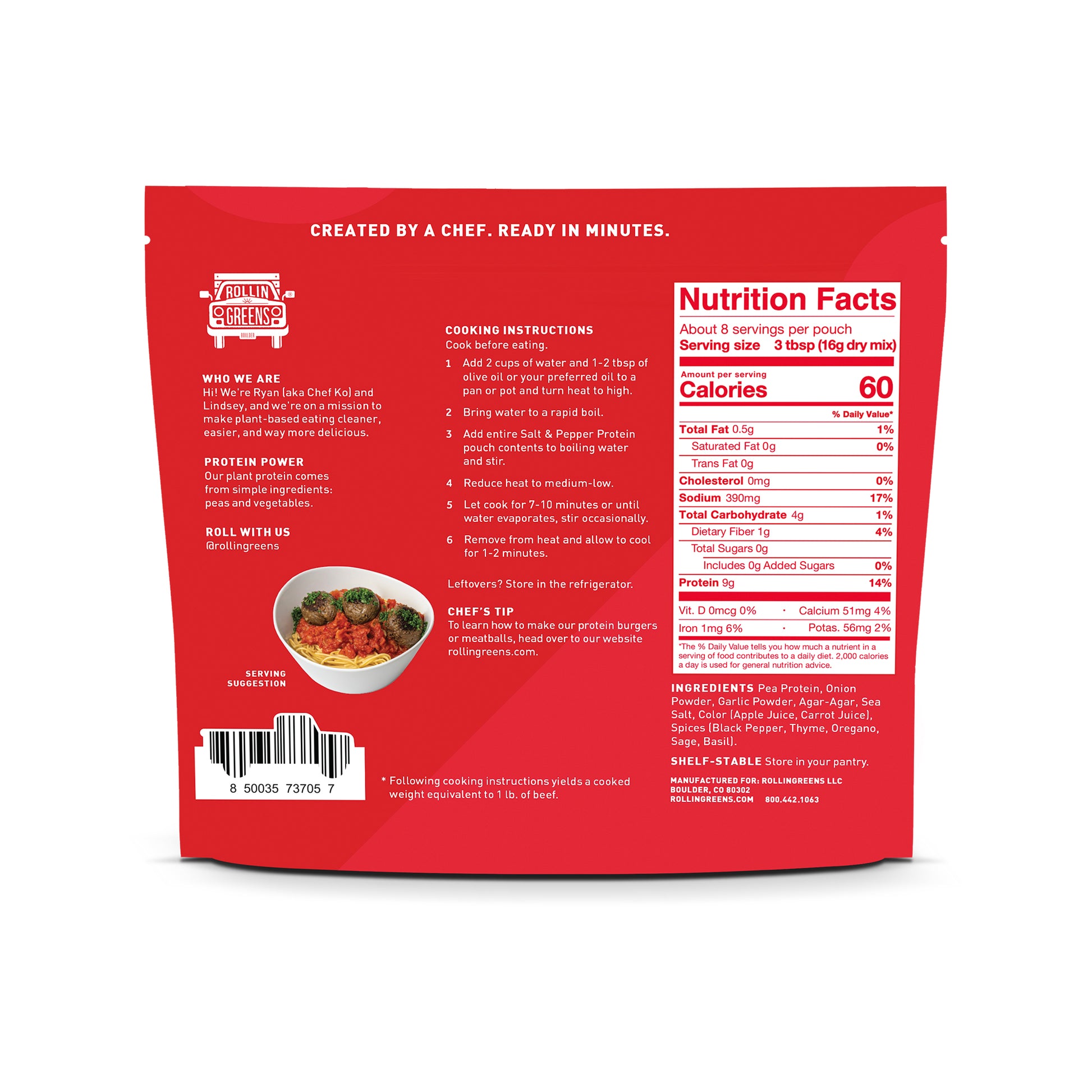 Salt & Pepper Protein - Bulk Pack