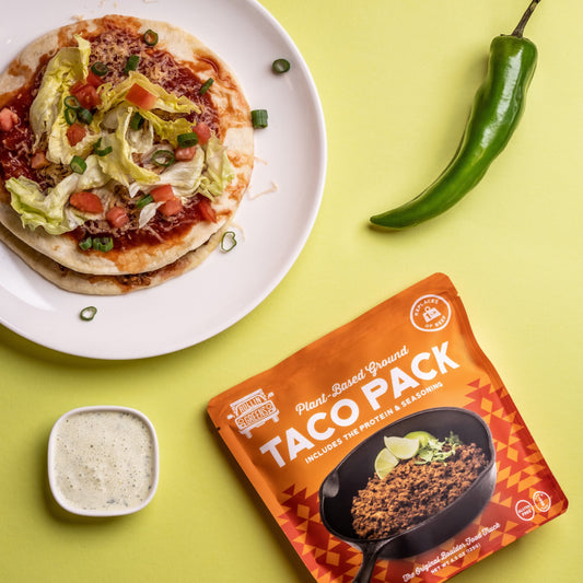 Mexican Pizza with Jalapeno Ranch Dip