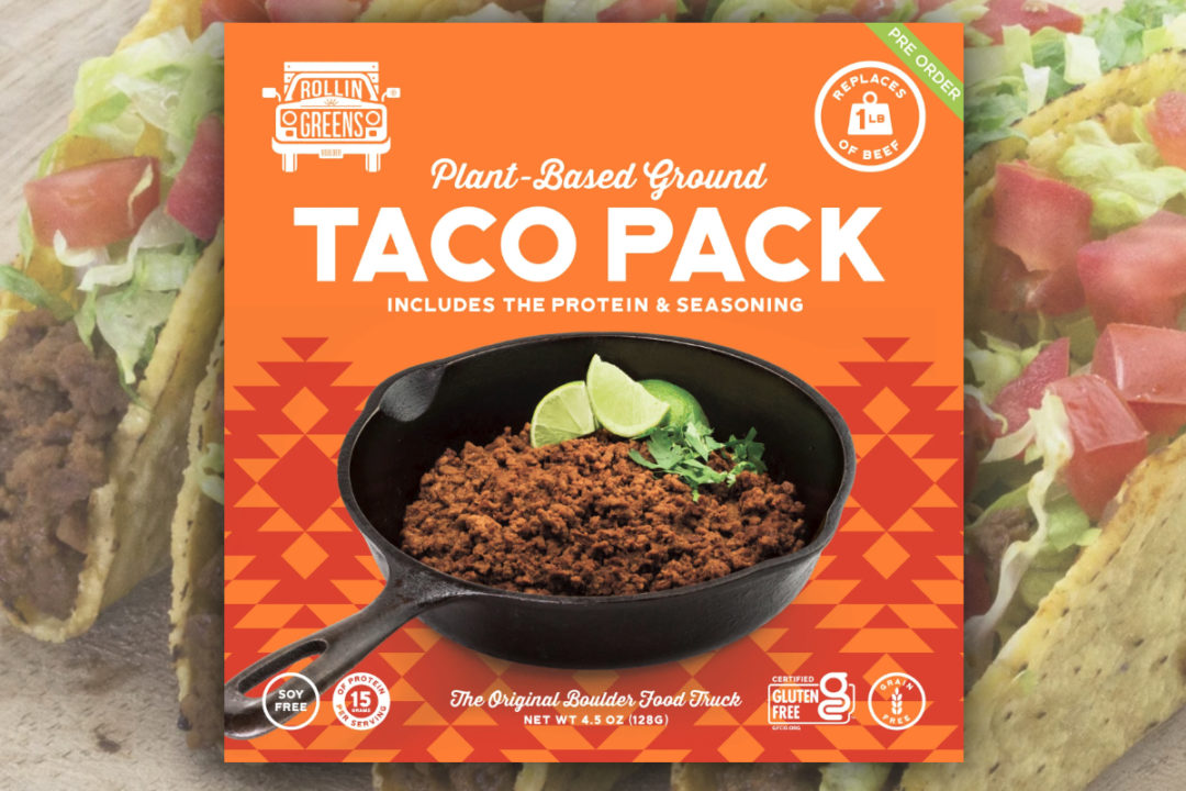 Food Business News:  RollinGreens launches plant-based taco pack