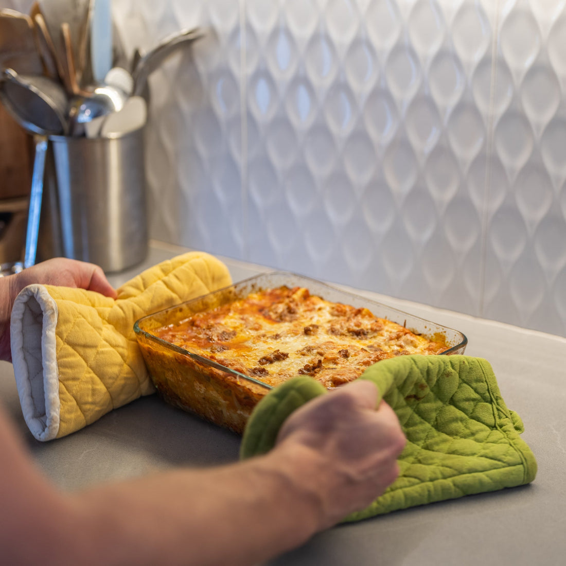 Cheesy Chorizo Lasagna