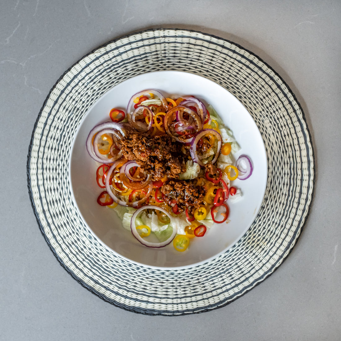 RollinGreens Chopped CHIC’KEN Fajita Salad