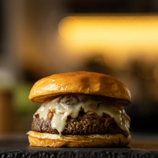 Mushroom, Onion & Swiss Protein Burger