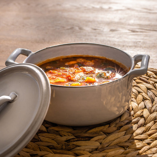 Ground Taco Protein Chili with Spinach & Sweet Potato