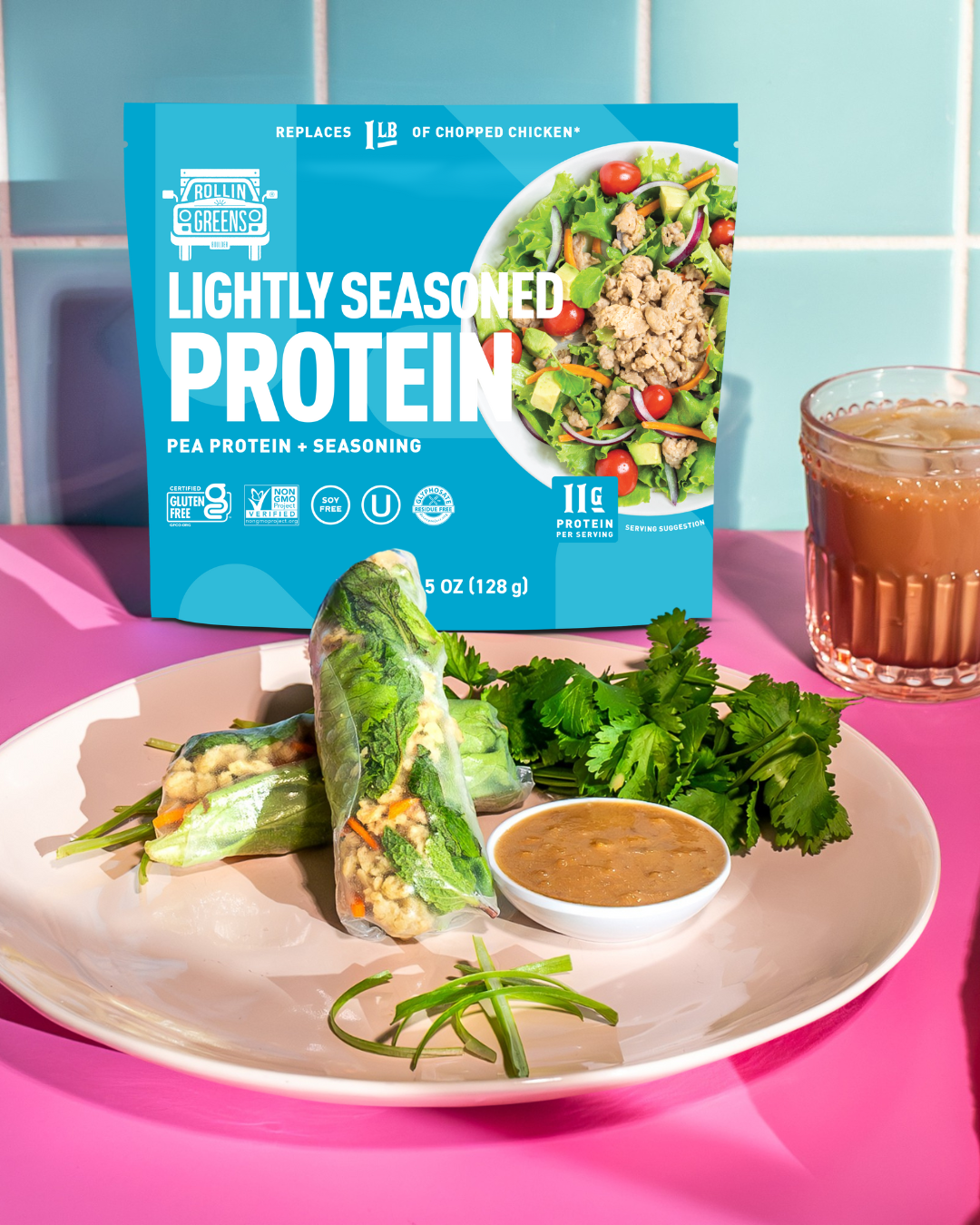 Spring Rolls with Peanut Sauce – RollinGreens
